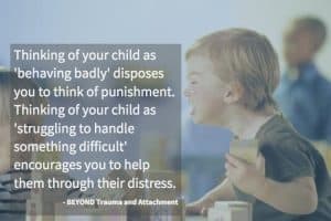 Changing the behaviour of your child begins wth giving them tools to work with so they can learn self-control