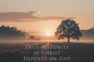 True Maturity in Christ Depends on God