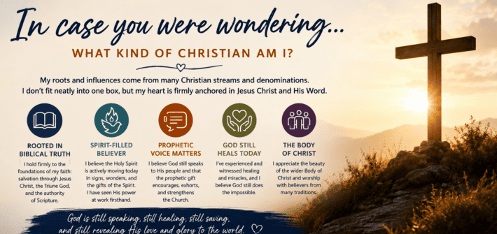 Simple text graphic summarizing what are the tenets of Kath Walden's faith