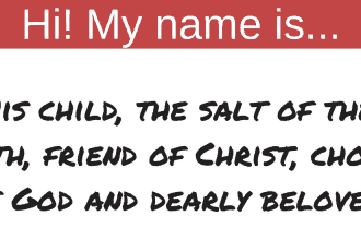 What should you call me? My identity is in Christ and not in any diagnosis or what others choose to all me